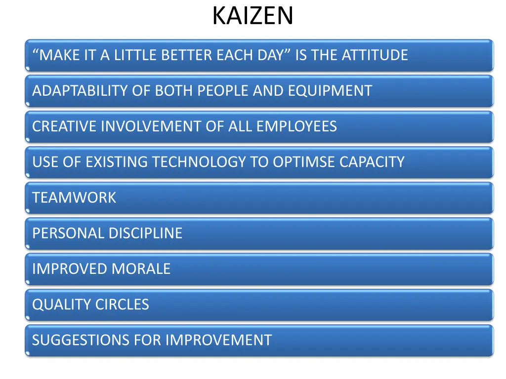 kaizen