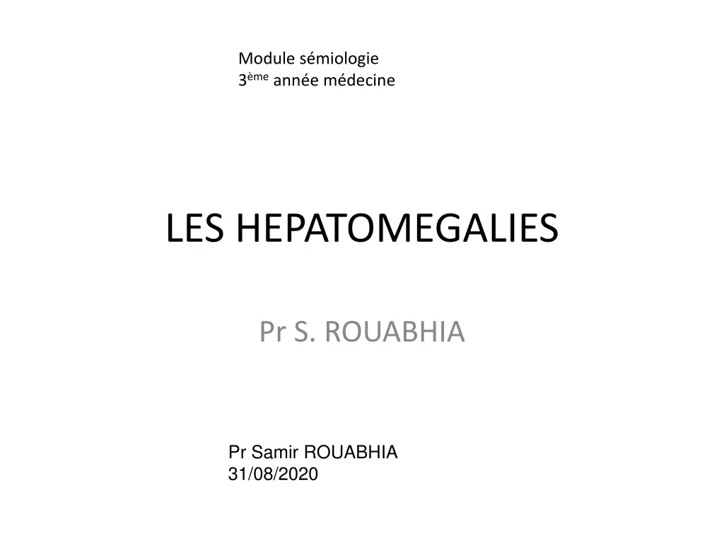 module s miologie 3 me ann e m decine