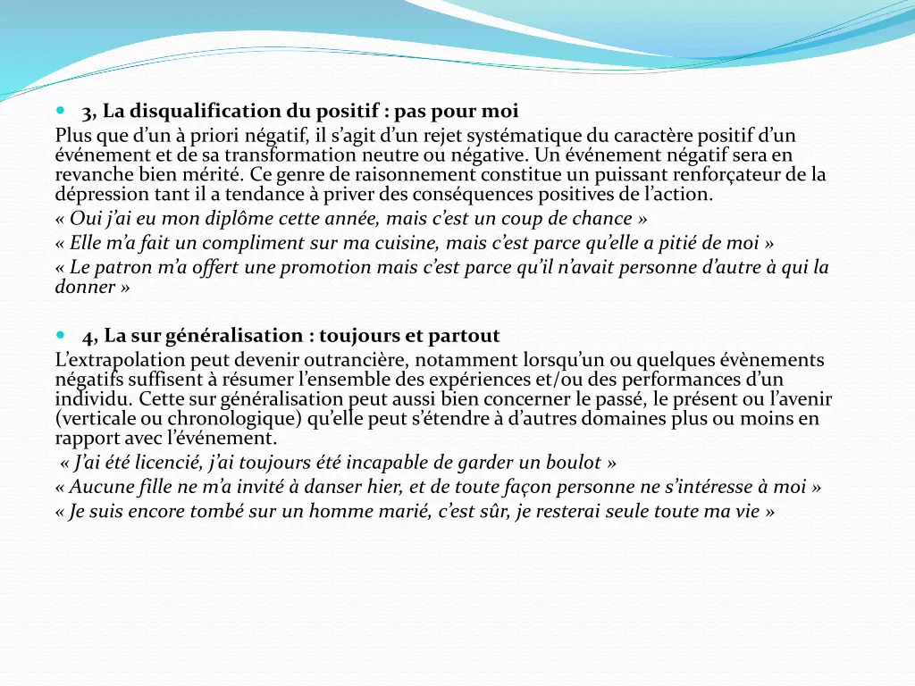 3 la disqualification du positif pas pour