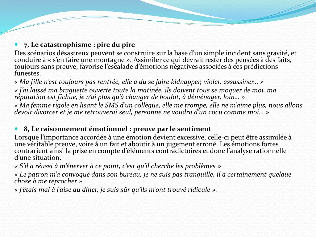 7 le catastrophisme pire du pire des sc narios