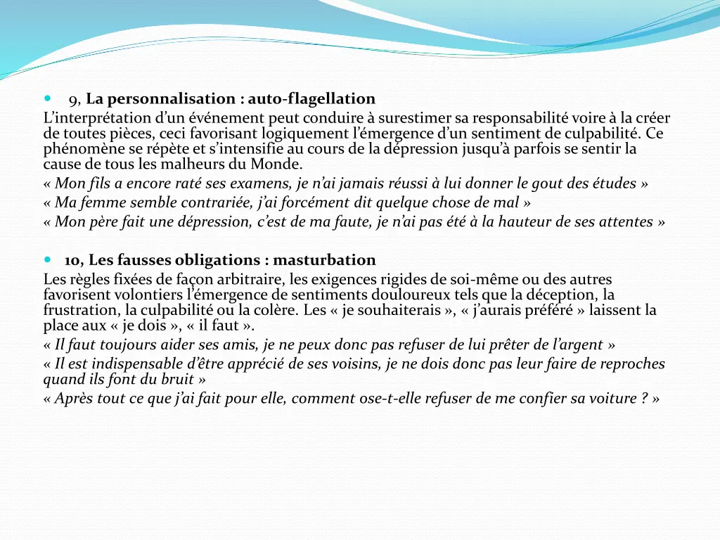 l interpr tation d un v nement peut conduire