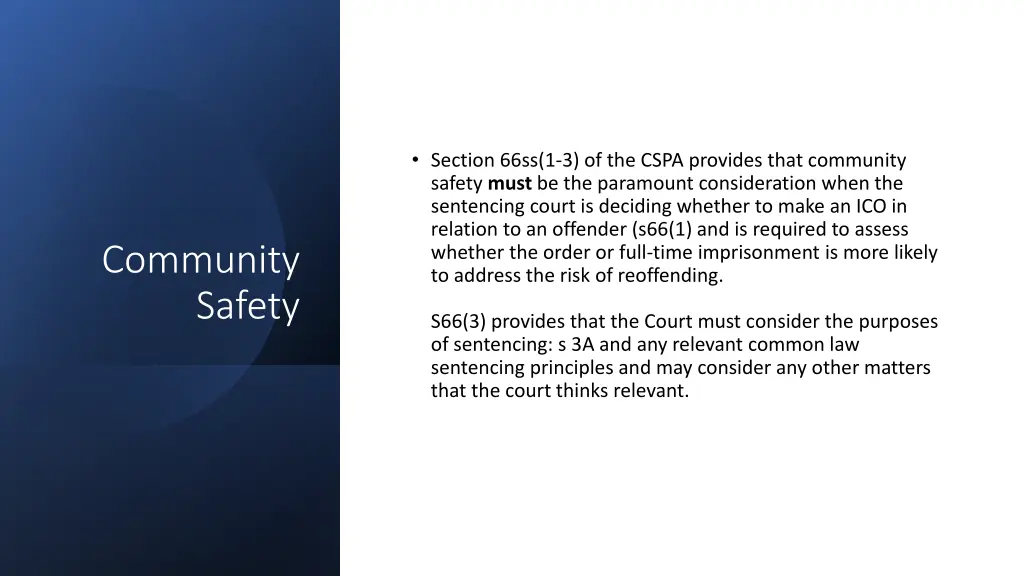 section 66ss 1 3 of the cspa provides that
