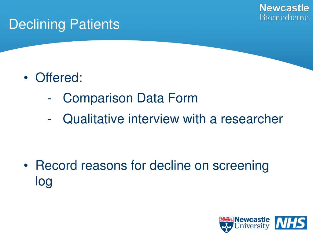 declining patients