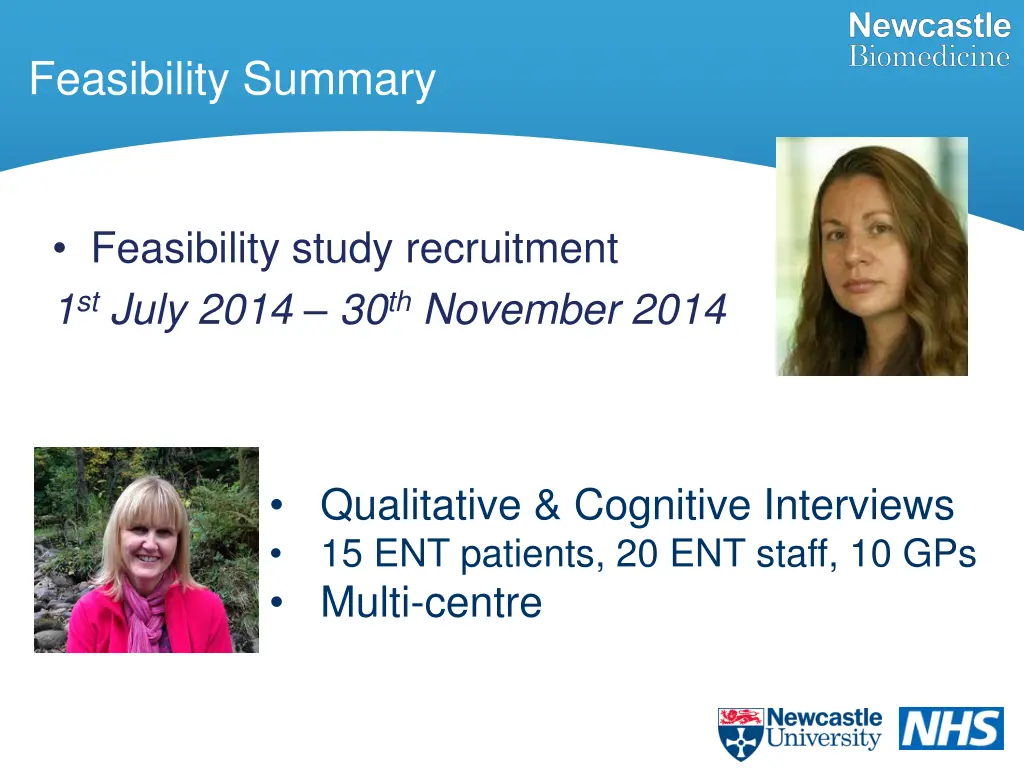feasibility summary