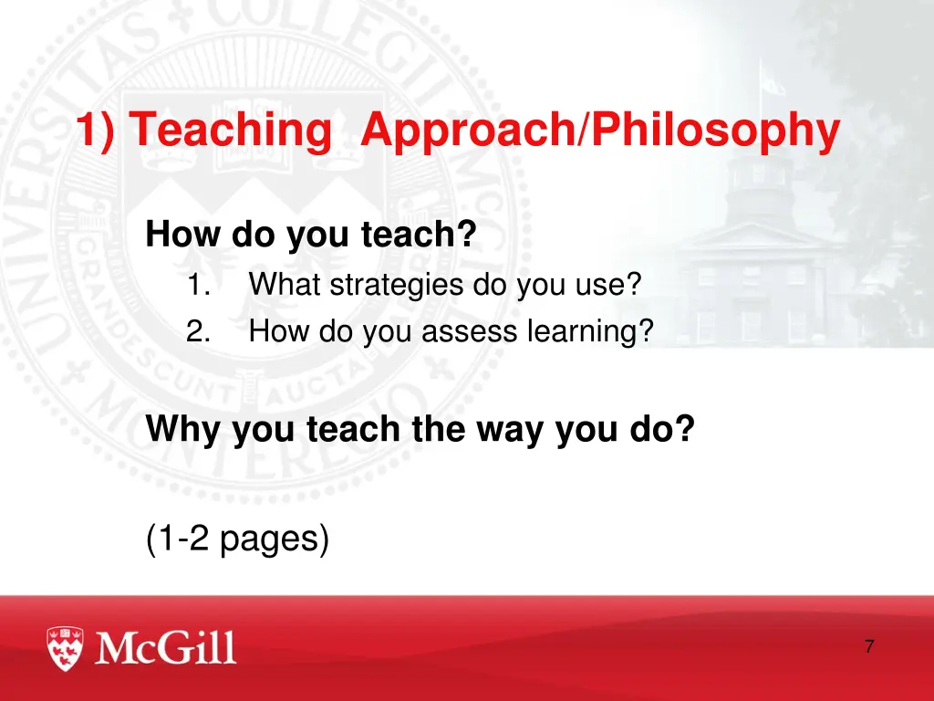1 teaching approach philosophy