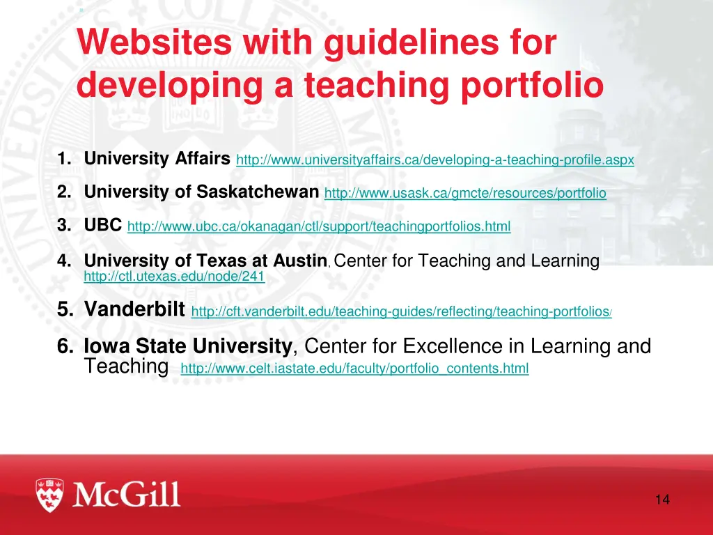 websites with guidelines for developing