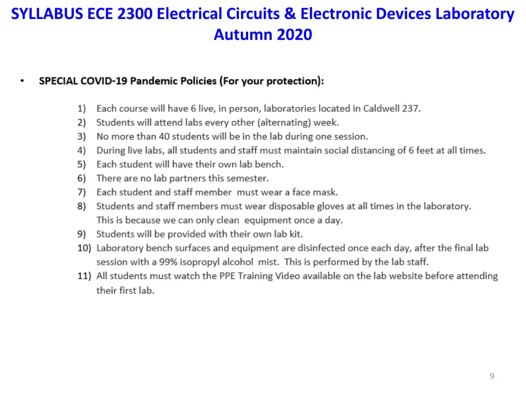 syllabus ece 2300 electrical circuits electronic 6