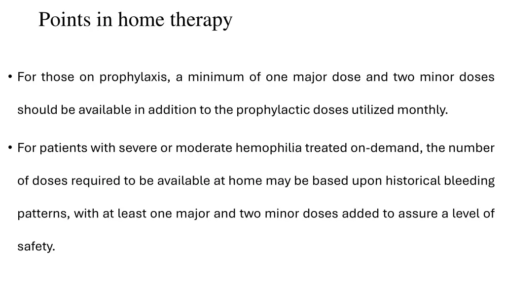 points in home therapy 1