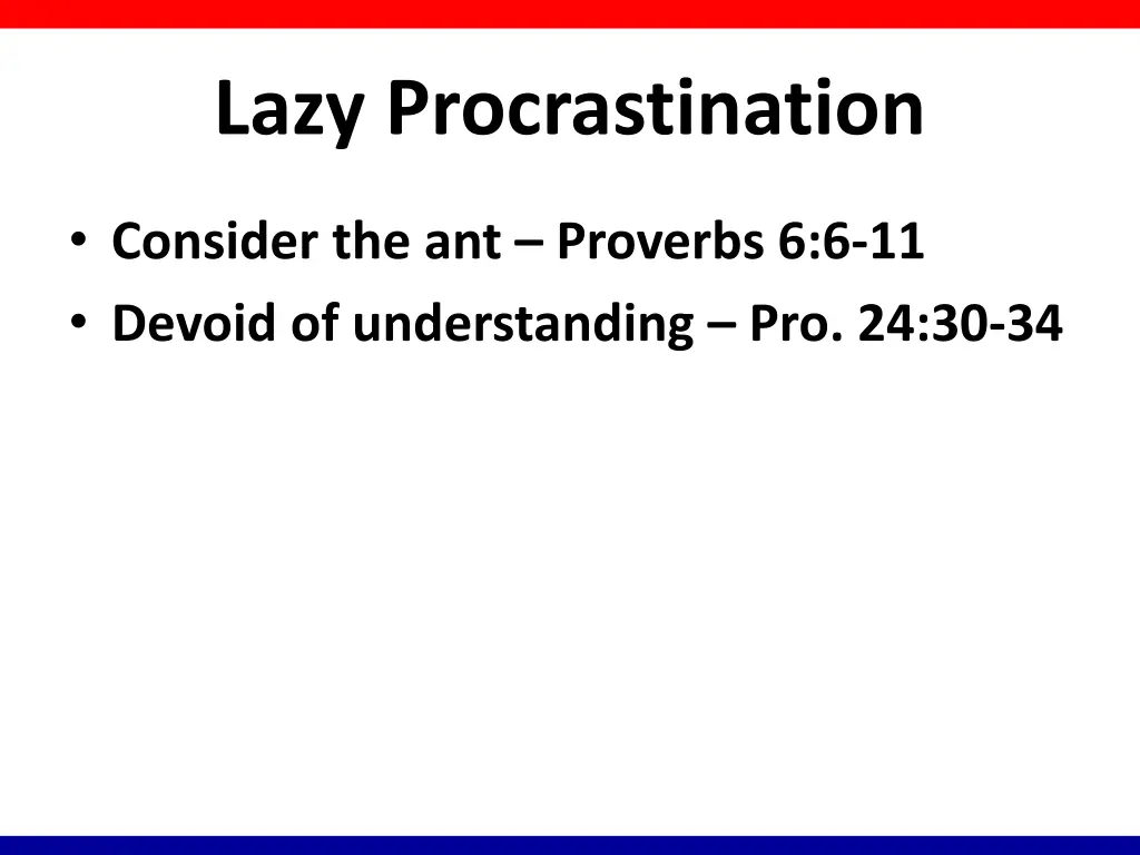 lazy procrastination 1