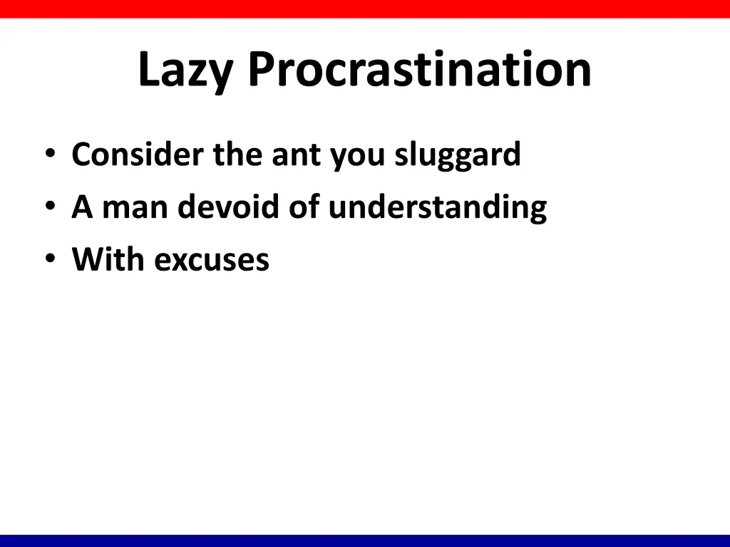 lazy procrastination 3