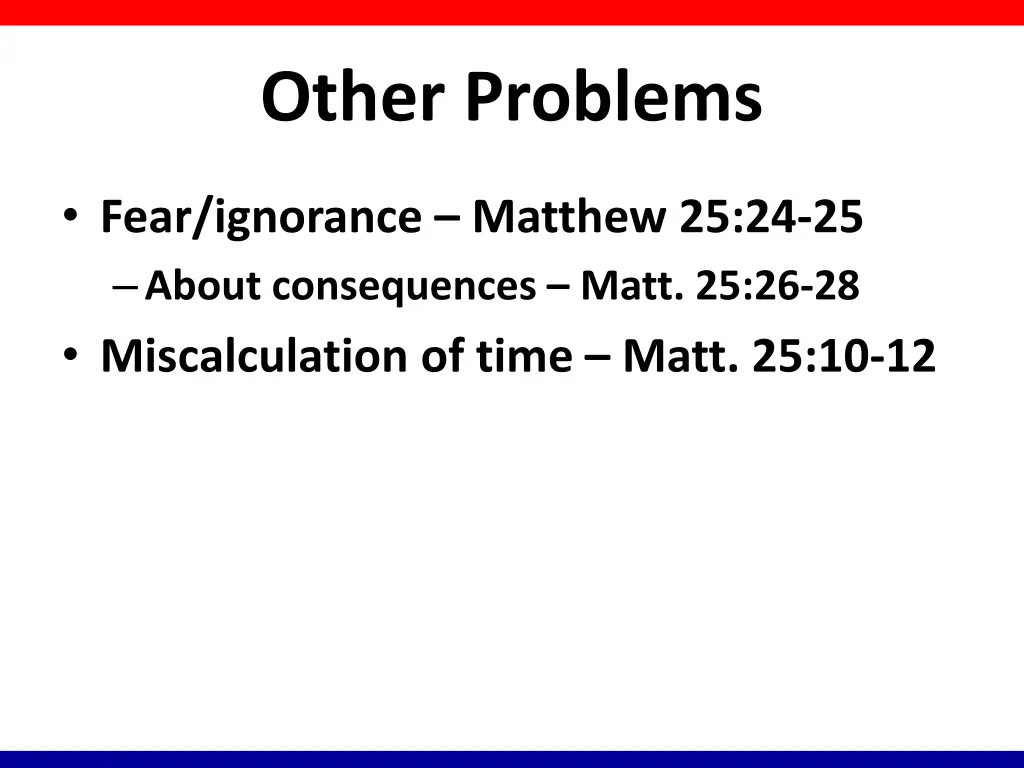 other problems 2