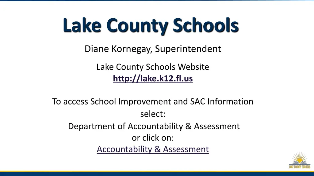 lake county schools