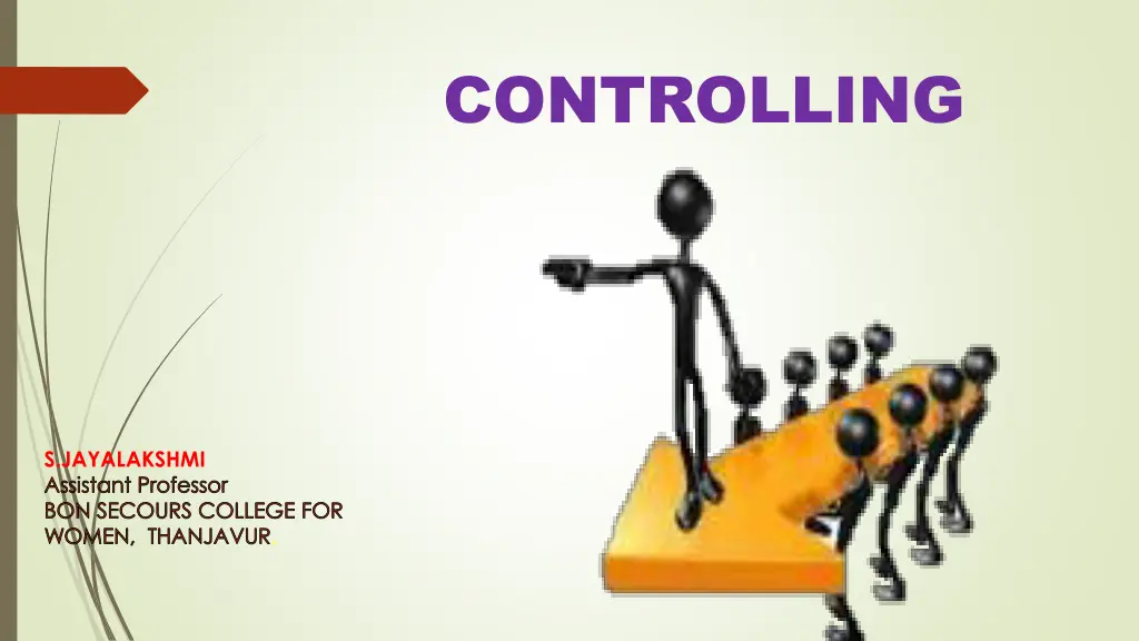 controlling