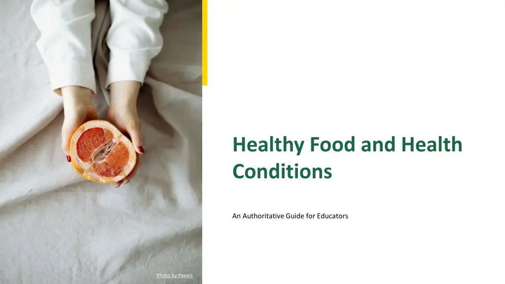 healthy food and health conditions