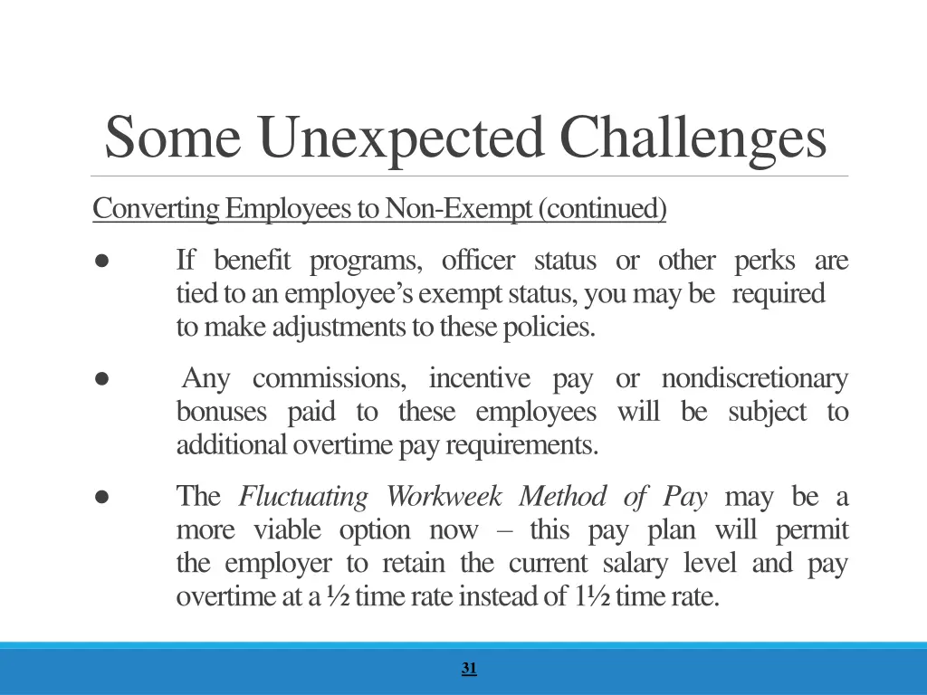 some unexpected challenges 2
