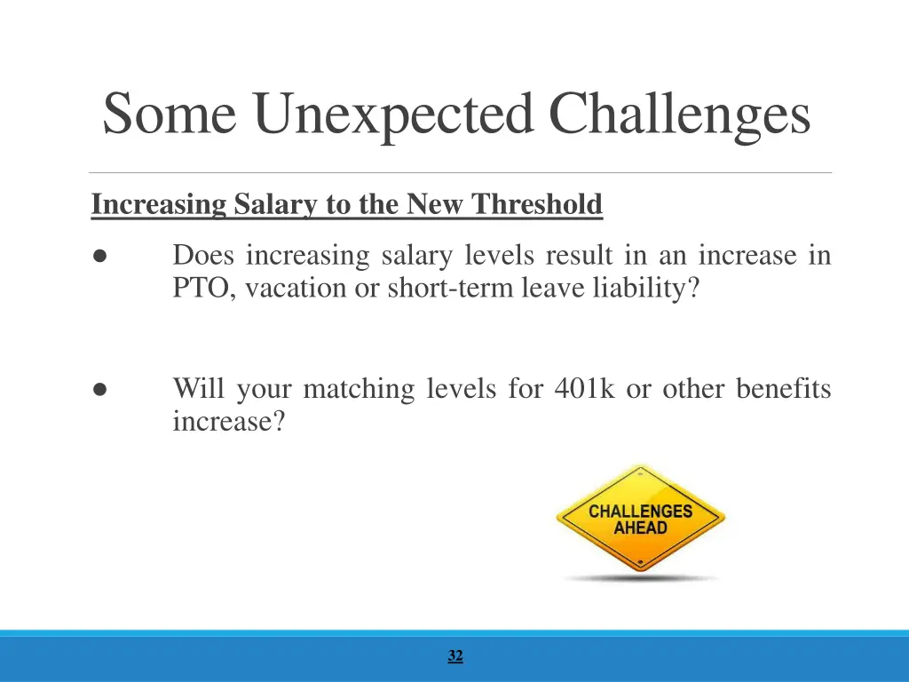some unexpected challenges 3
