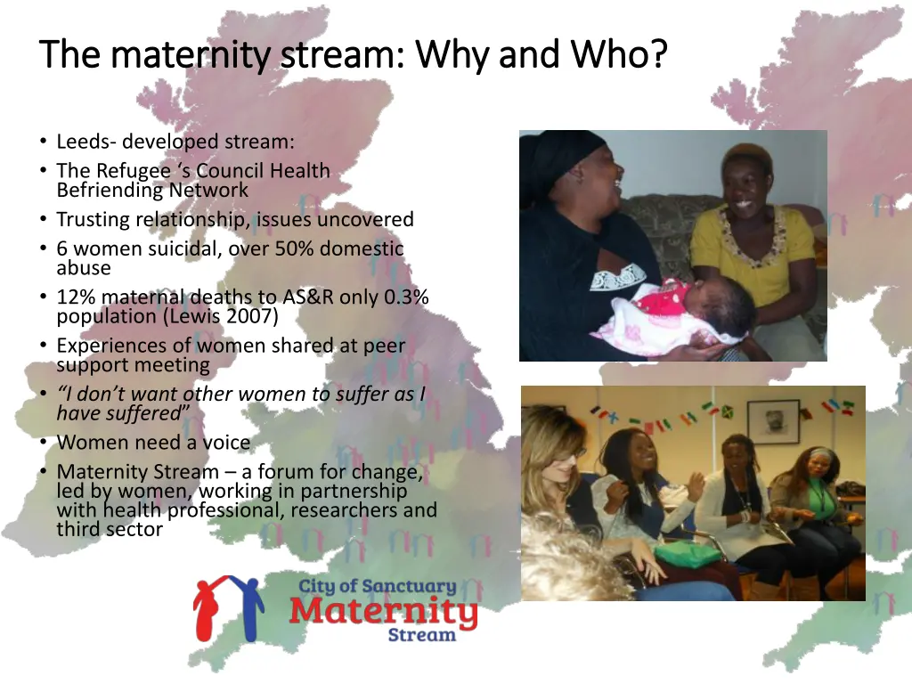 the maternity stream why and who the maternity