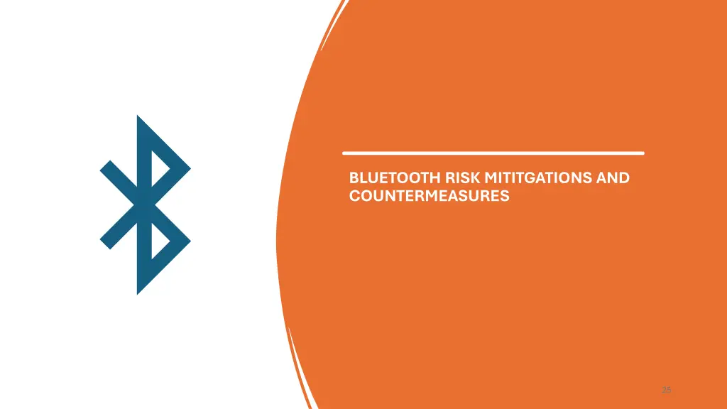 bluetooth risk mititgations and countermeasures