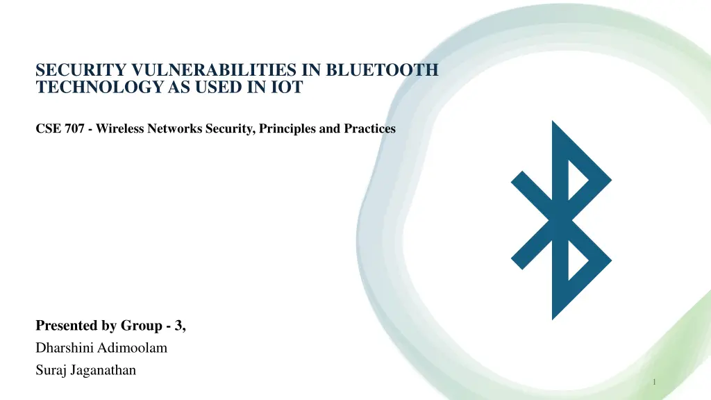security vulnerabilities in bluetooth technology