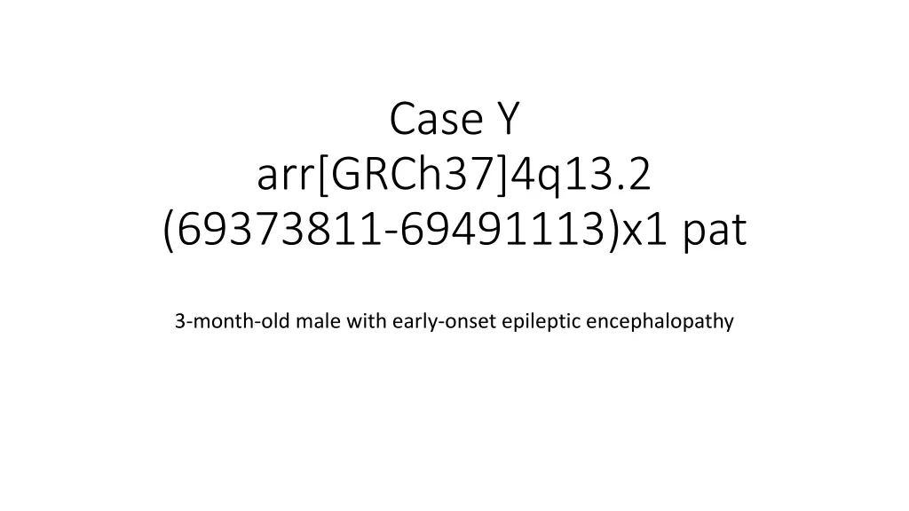 case y