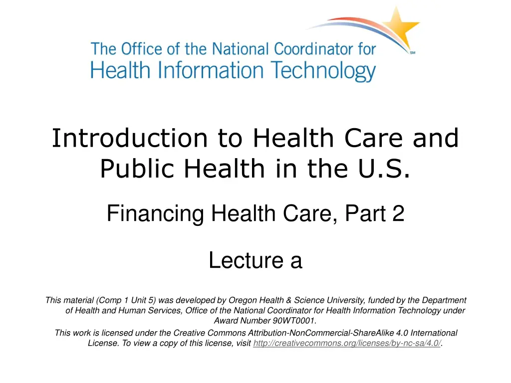 introduction to health care and public health