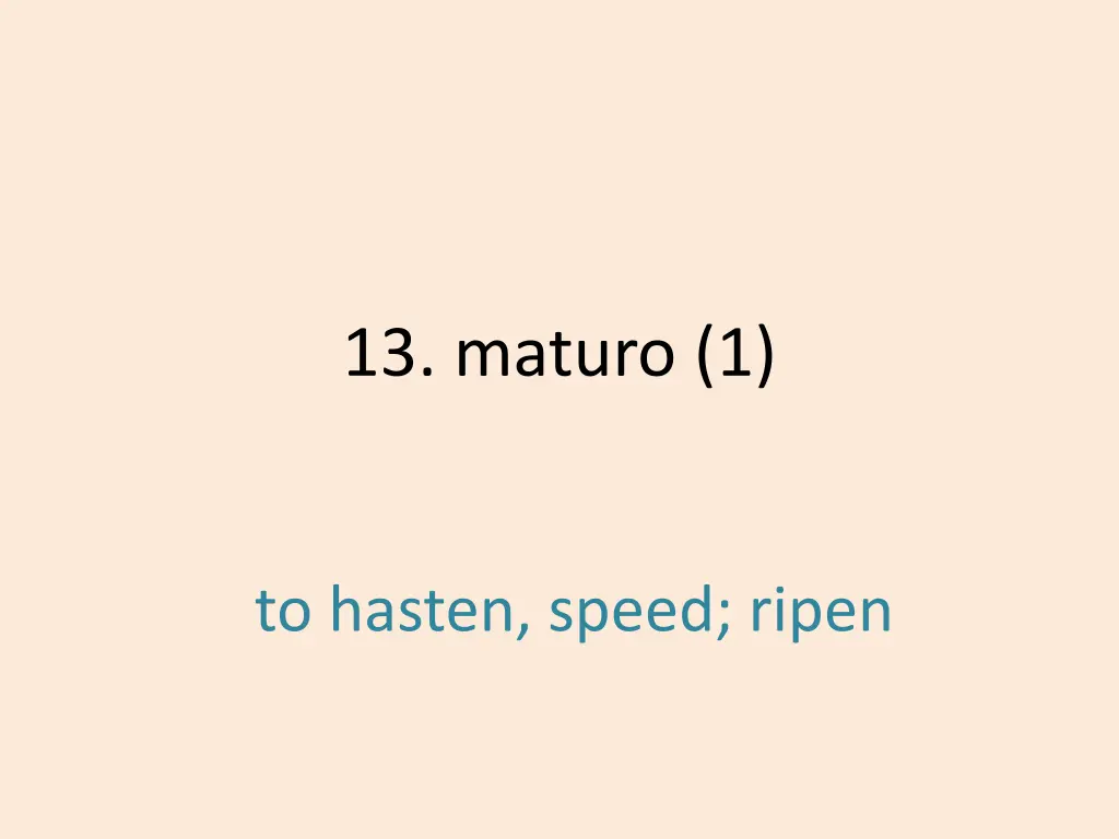 13 maturo 1 1