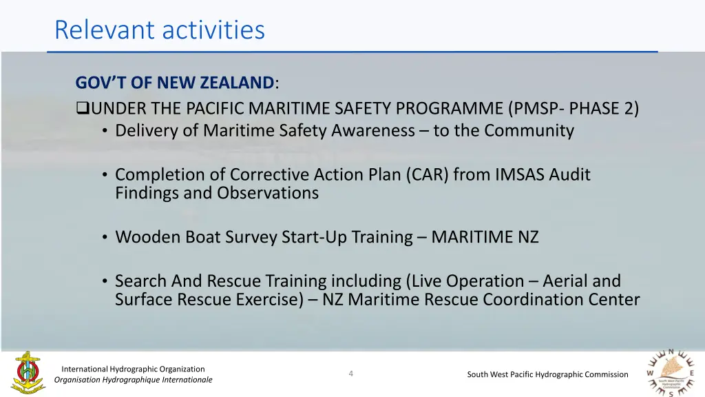 relevant activities 1