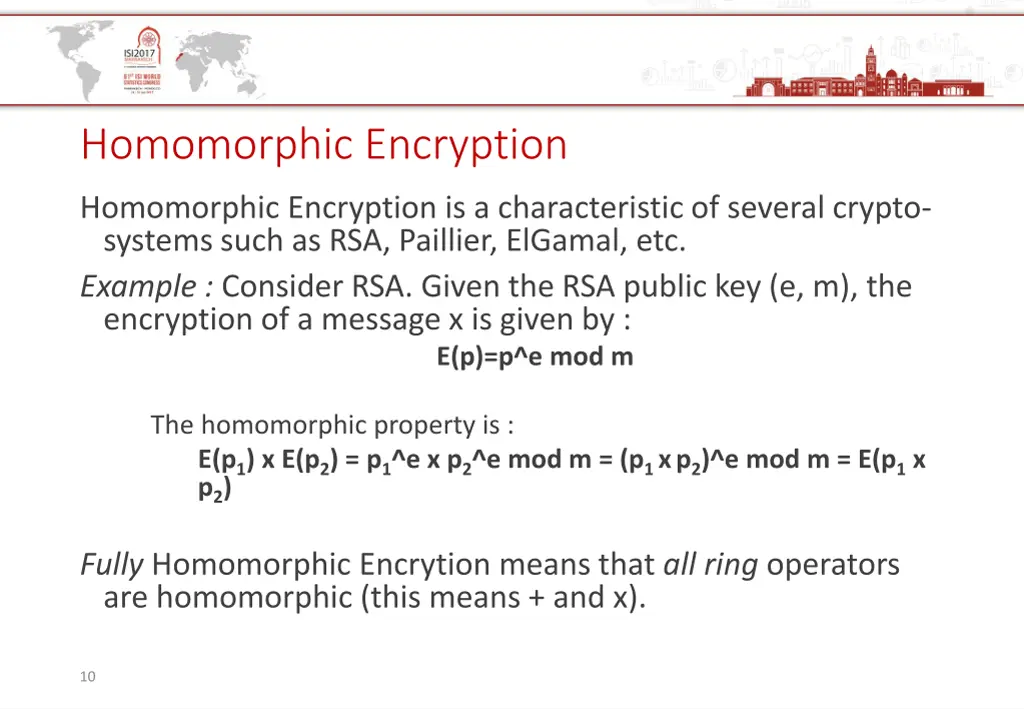 homomorphic encryption
