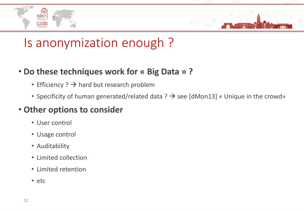 is anonymization enough