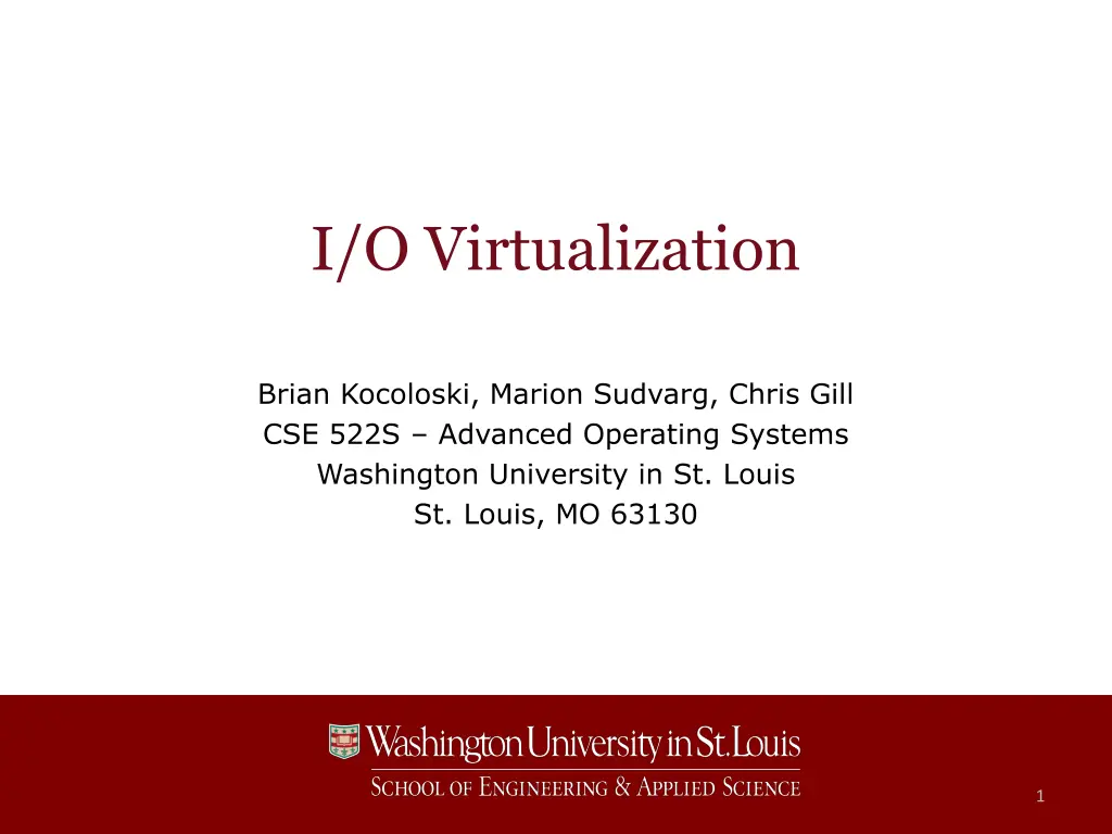 i o virtualization