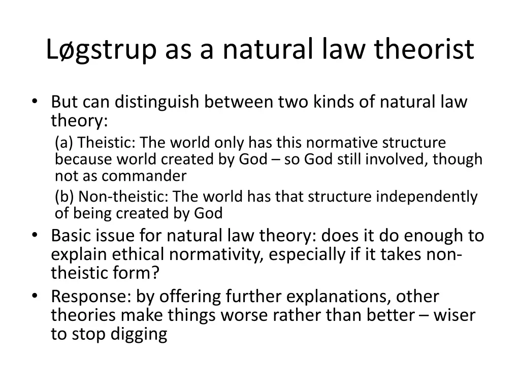 l gstrup as a natural law theorist 2