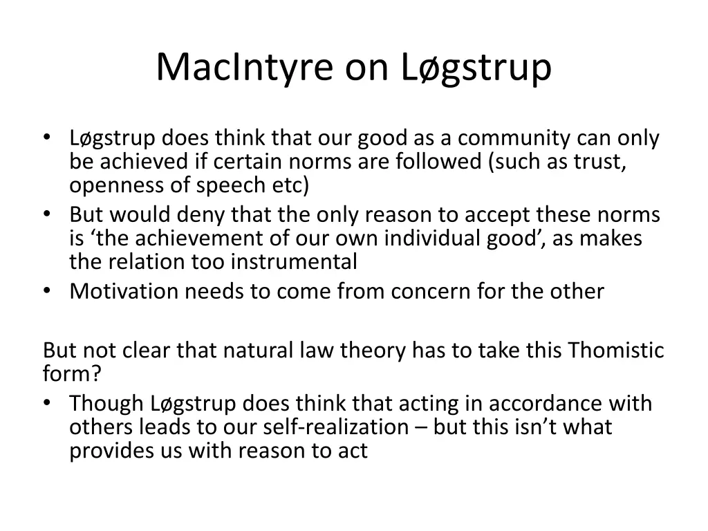 macintyre on l gstrup 12