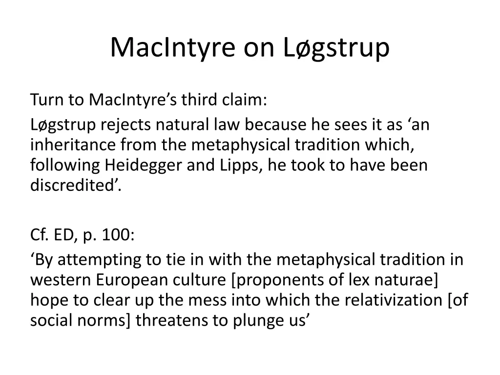 macintyre on l gstrup 13