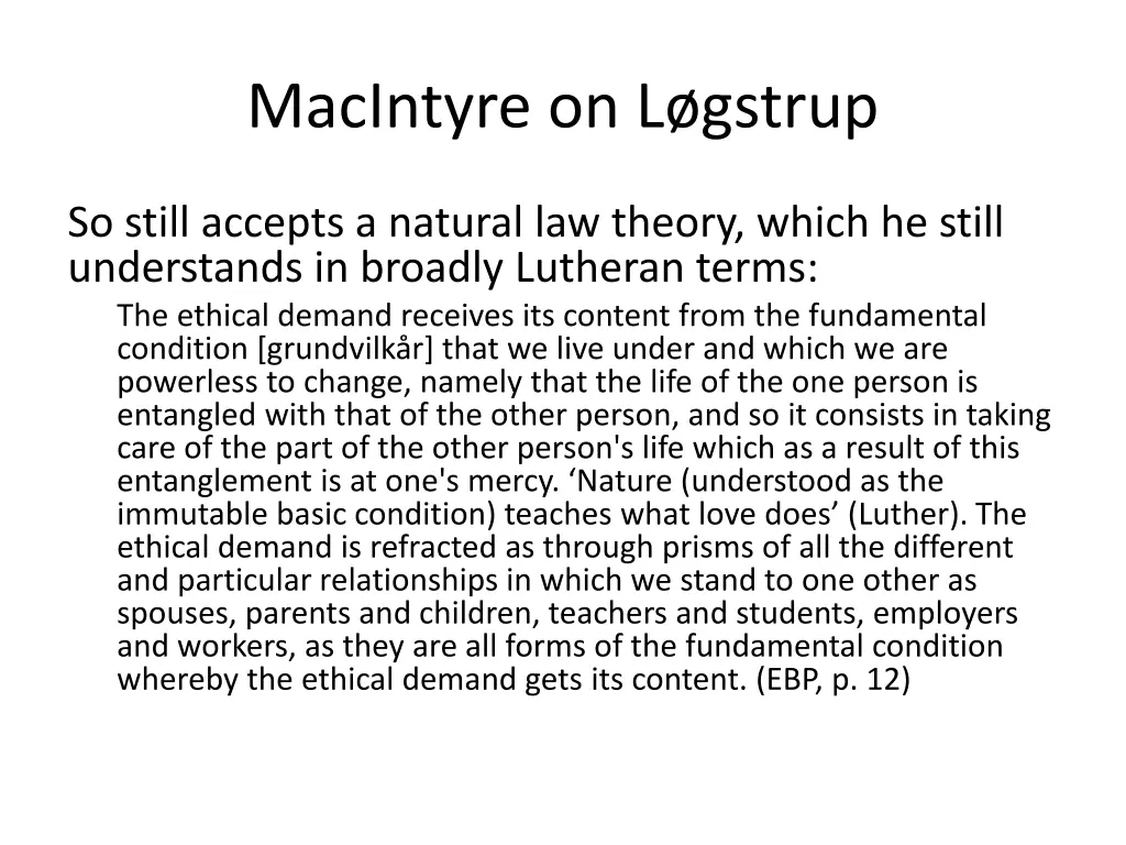 macintyre on l gstrup 16