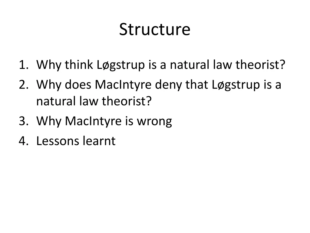 structure