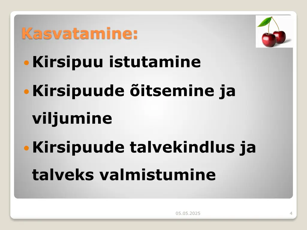 kasvatamine