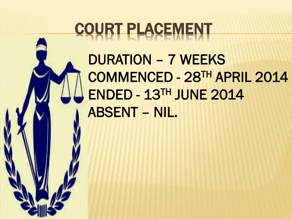 court placement court placement