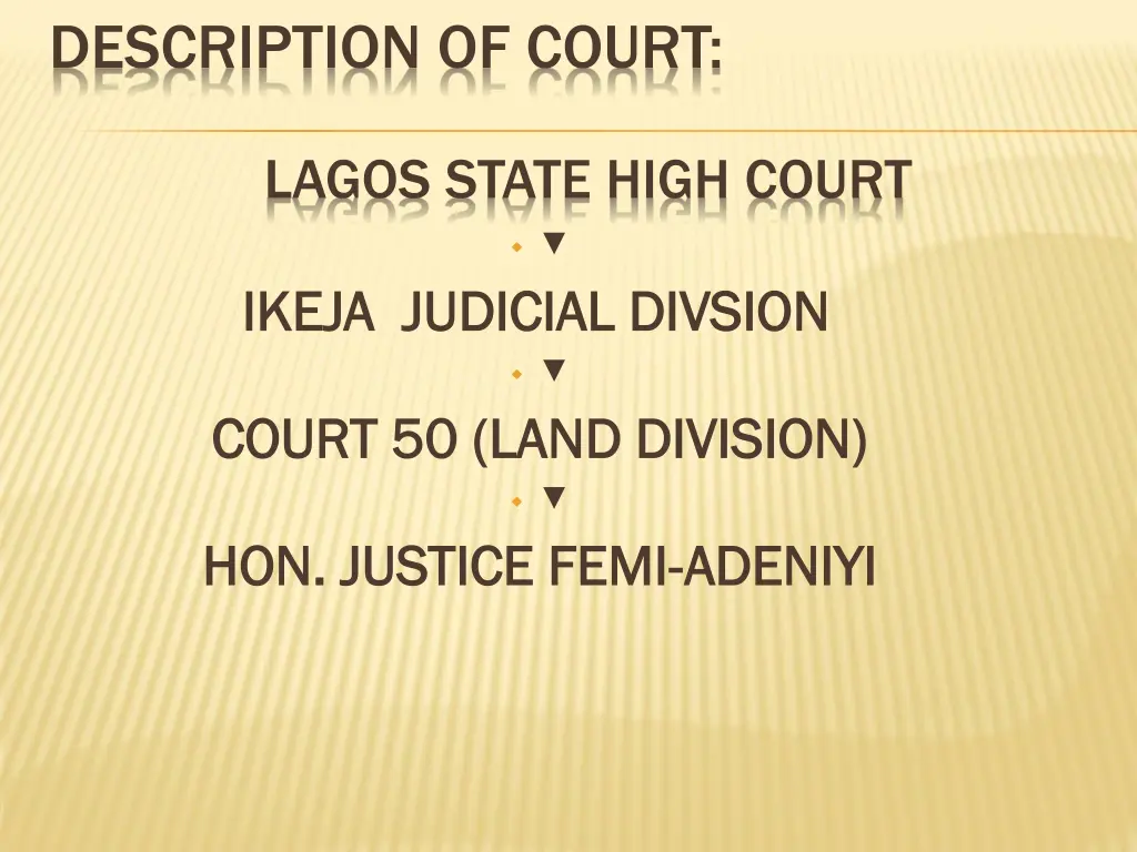 description of court