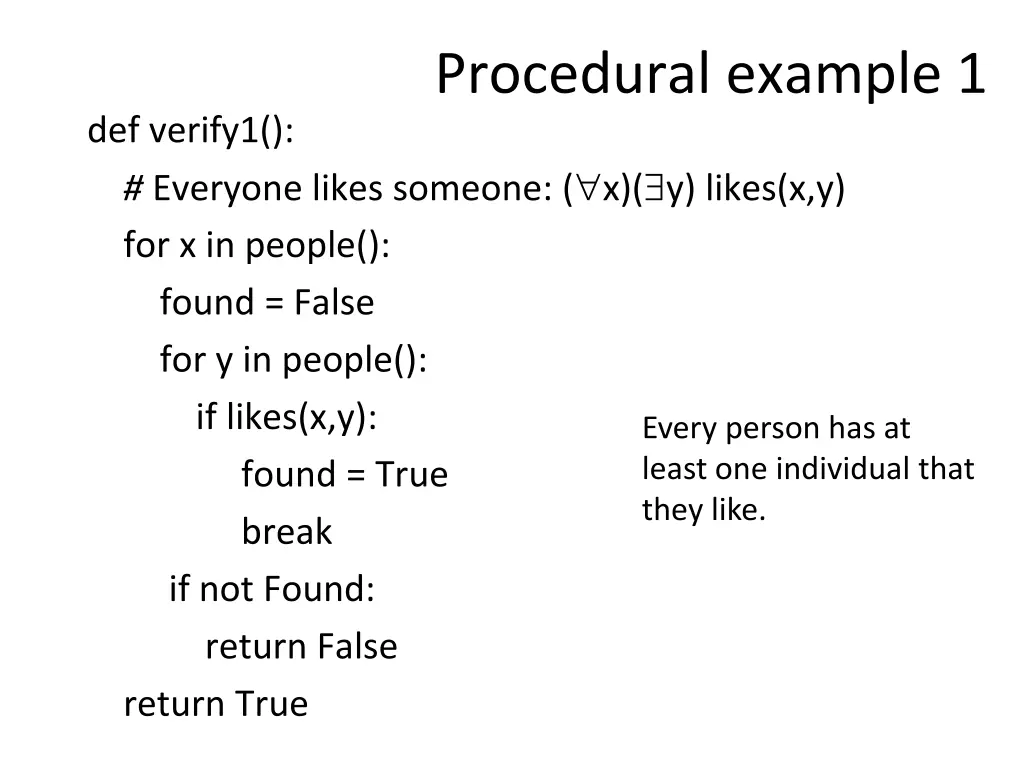 procedural example 1