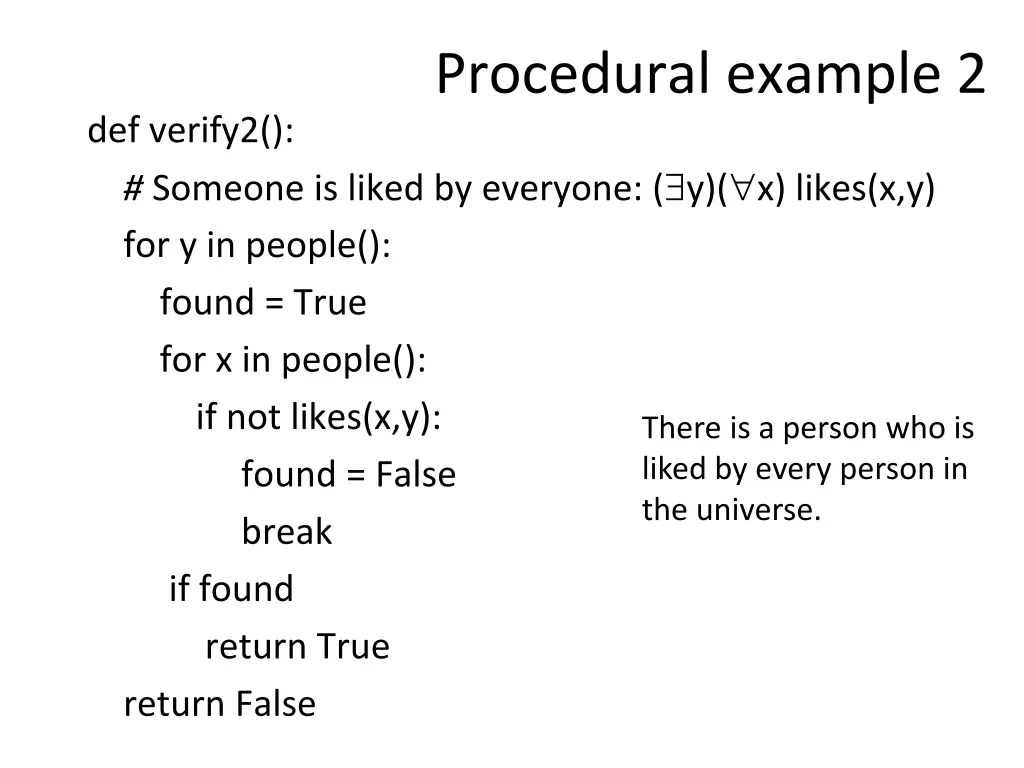 procedural example 2