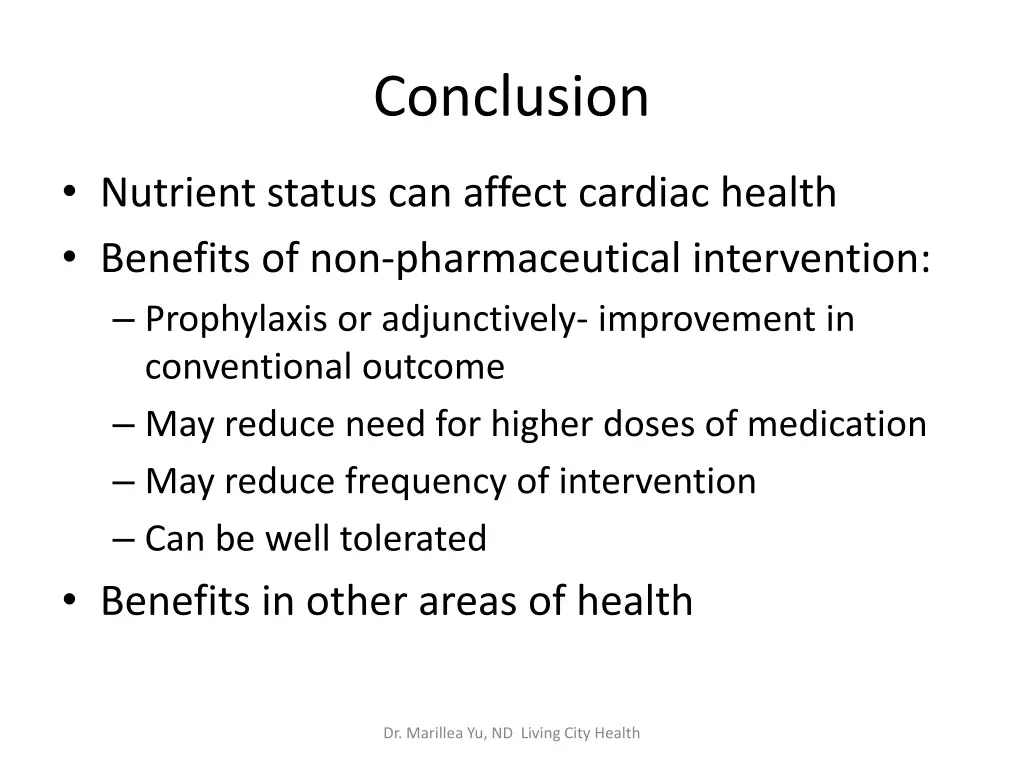 conclusion