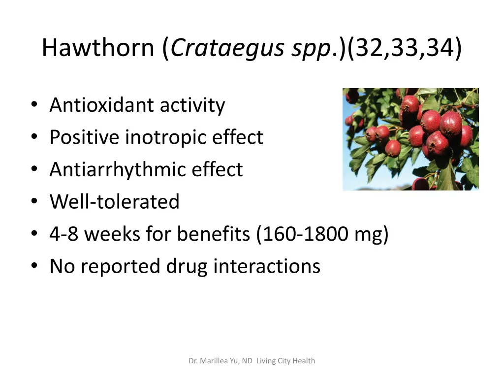 hawthorn crataegus spp 32 33 34