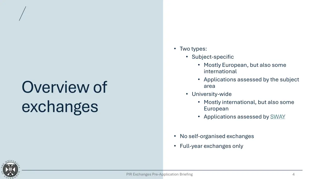 two types subject specific mostly european