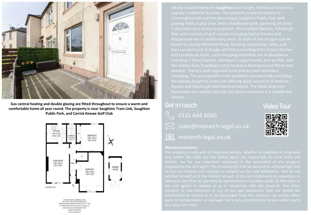 ideally situated between saughton and gorgie