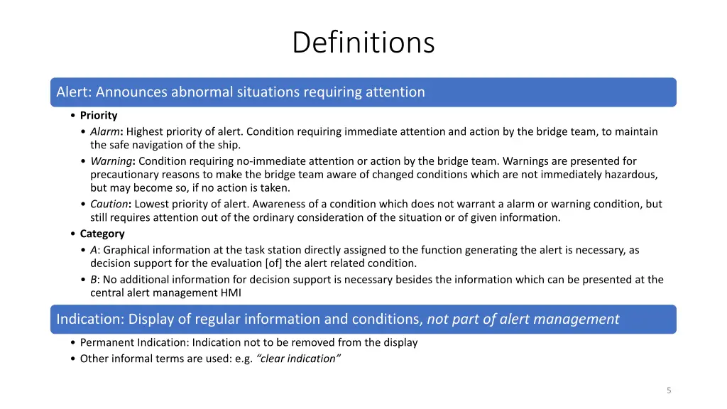 definitions