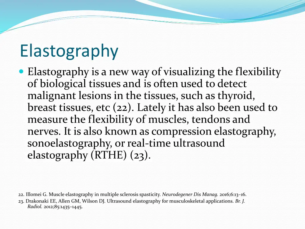elastography elastography