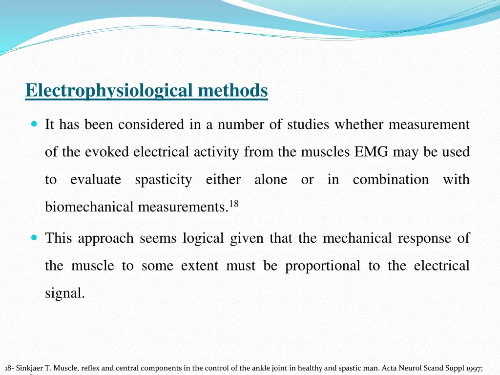 electrophysiological methods