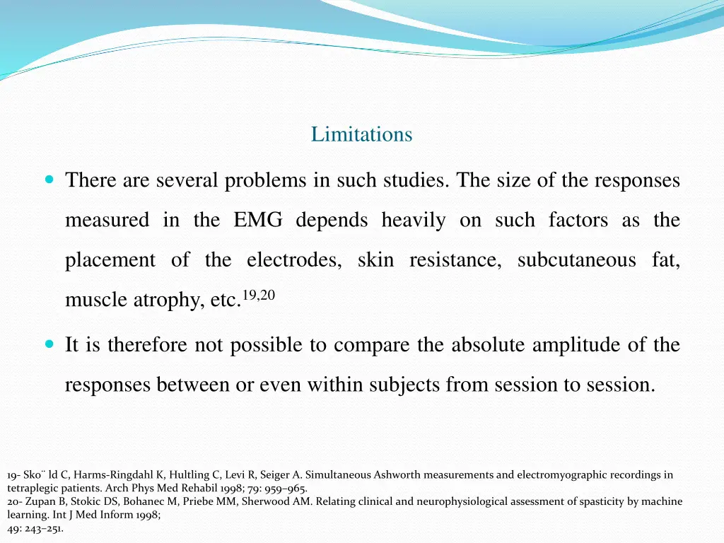 limitations