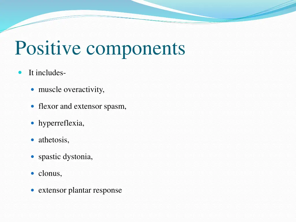 positive components