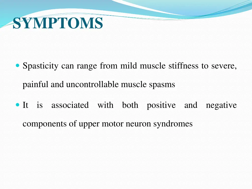 symptoms